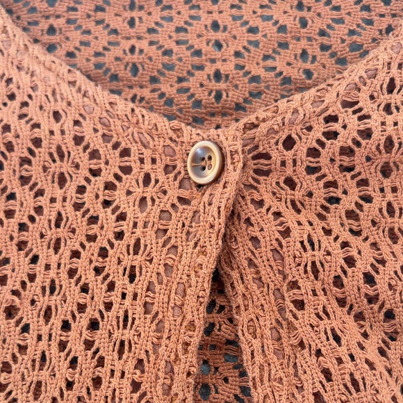 Orange Brown short top - Picture 2 of 4